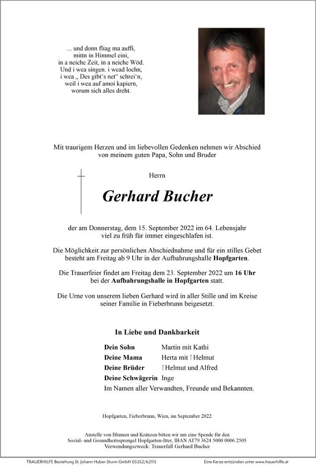 Gerhard Bucher